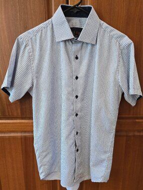 AZARO UOMO ITALY shirt short sleeve small, Bellissimo!
